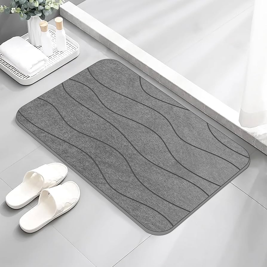 Stone bath mat