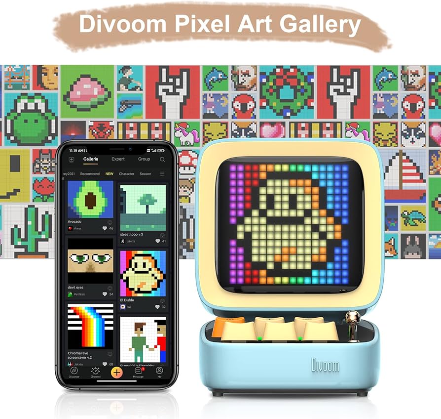 Divoom Ditoo pixel art Bluetooth speaker